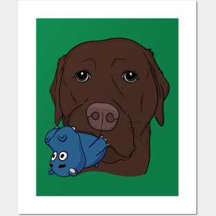 Chocolate Lab Posters and Art